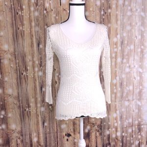 KOKOKAI crocheted long sleeve shirt